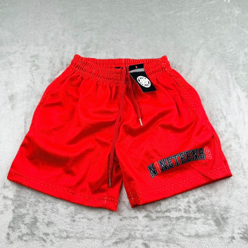 Nineteen99 Red‎ Mesh Athletic Gym Shorts Women's Small